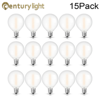 Retro G40 Frosted Led Bulb 1W E12 Base 220V Golf Ball Milky Glass 2700K Warm White String Light Replacement Bulb Globe Ball Lamp