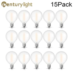 Retro G40 Frosted Led Bulb 1W E12 Base 220V Golf Ball Milky Glass 2700K Warm White String Light Replacement Bulb Globe Ball Lamp