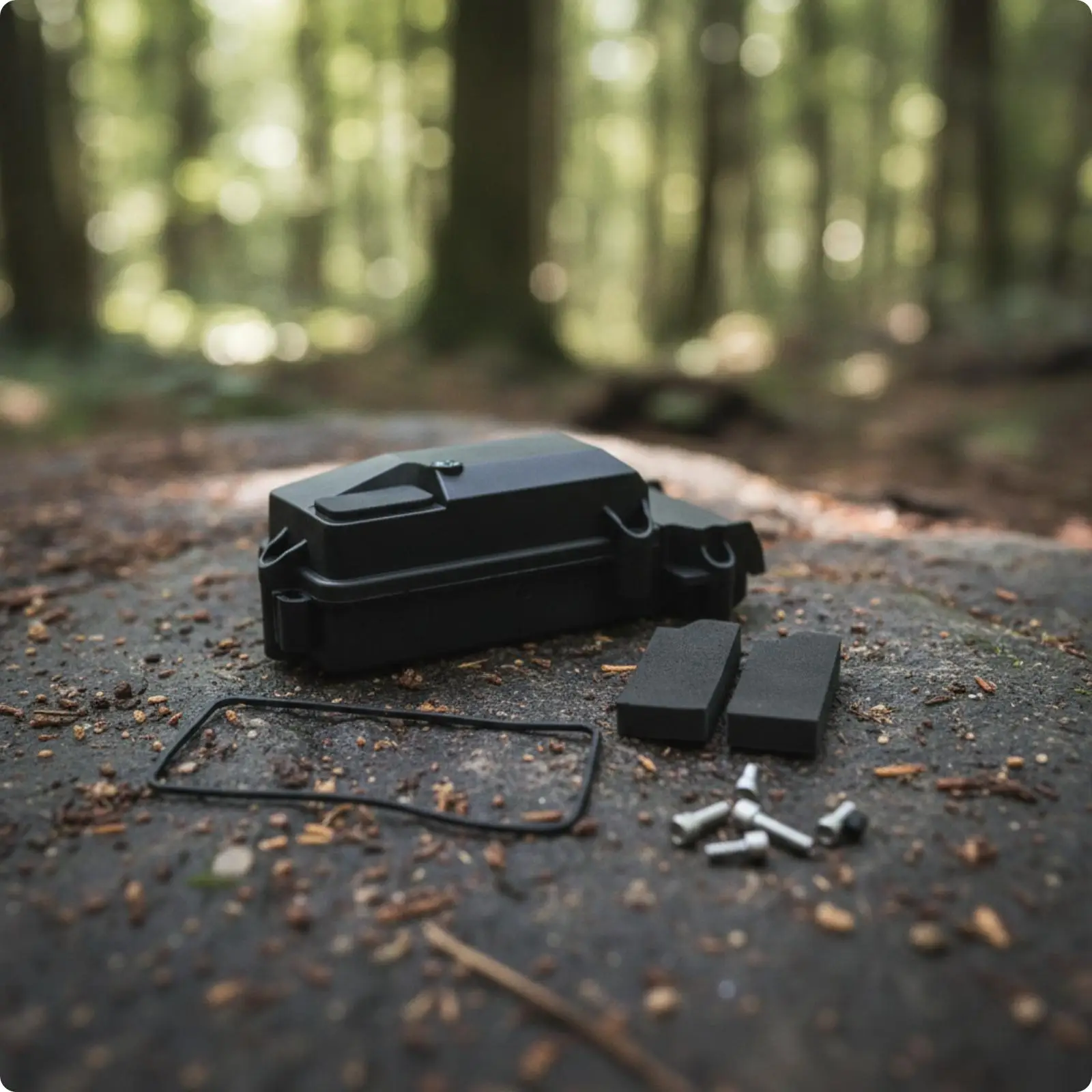 Weatherproof RC Receiver Storage Case with Foam Padding for Trail Driving Electronic Safety