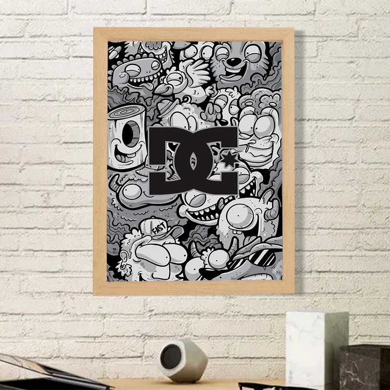 

Posters for Wall Decor D-Dcshoecousas Logo Painting Art Mural Room Decoration Home Decorations Decorative Paintings Movie Poster