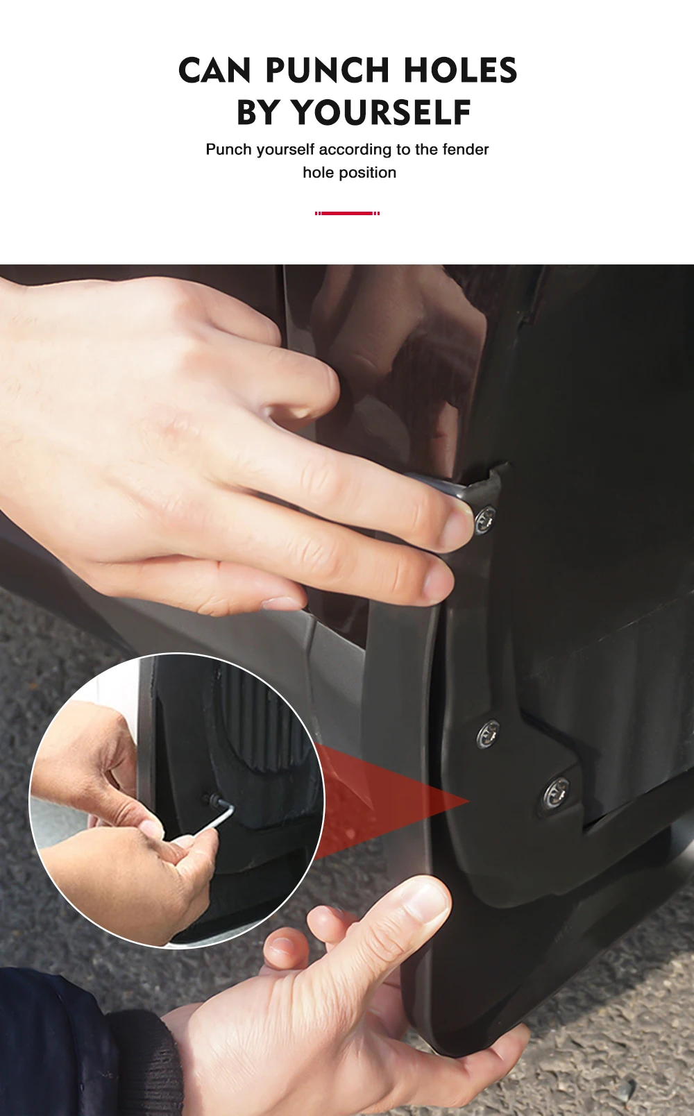 Für Peugeot 2008 2020 2021 2022 2023 2024 2025 Kotflügel Schmutzfänger Spritzschutz Schmutzschutzbleche Autozubehör – Detail 6