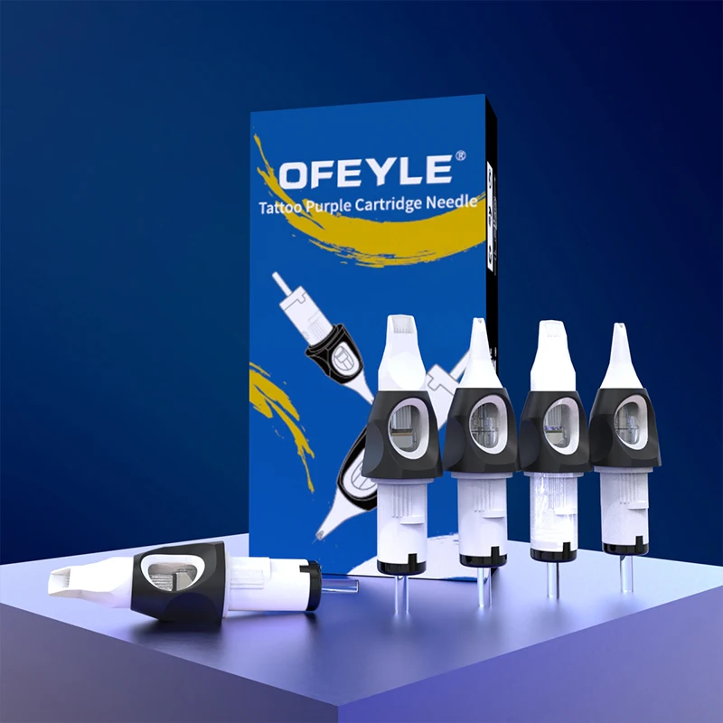 

OFEYLE 20 Pcs/Box Tattoo Cartridge Needles RL RS M1 M1 Tattoo Needles Safety Membrane For Cartridge Tattoo Machines