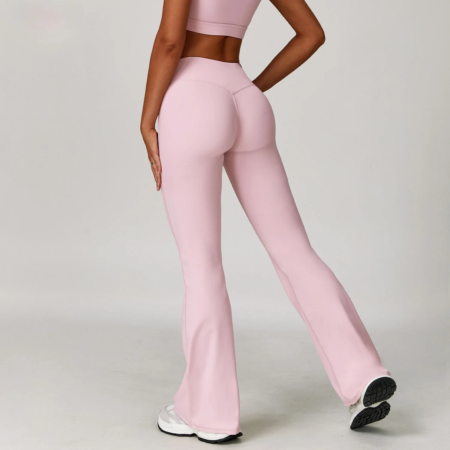 

Широкие брюки, женские леггинсы для йоги, женские леггинсы для фитнеса, брюки для бега, спортивные леггинсы с высокой талией для тренировок, узкие брюки-клеш для спортзала