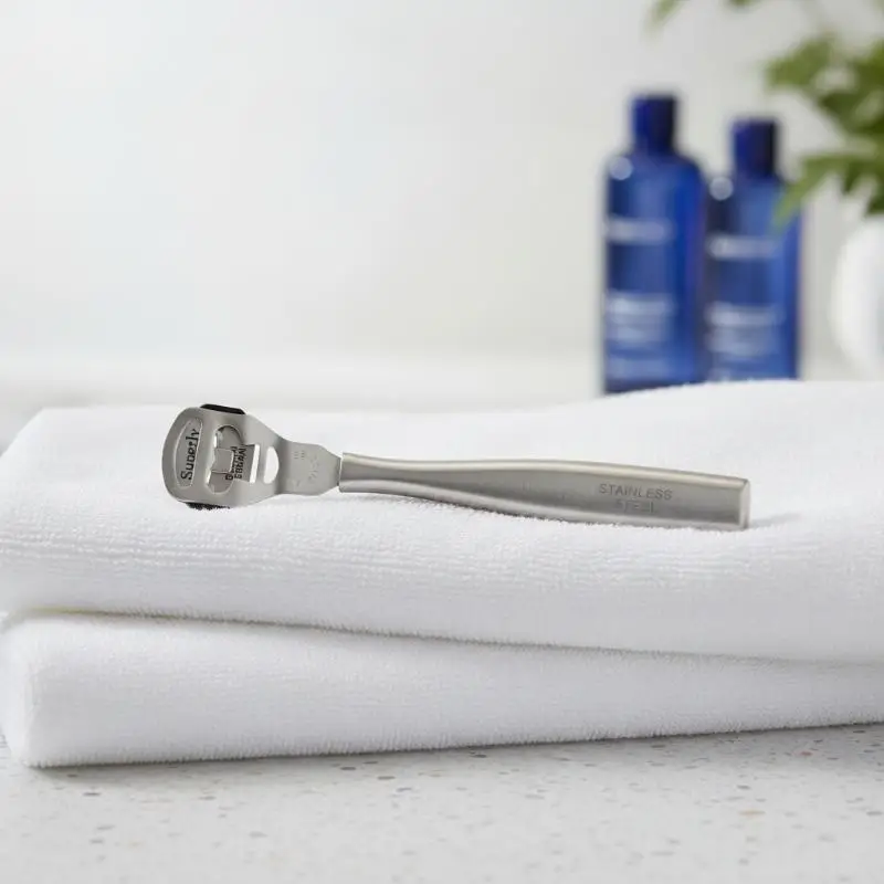 Foot Corn Callus Remover Razor Stainless Steel Heel Hard Skin Shaver File Portable Pedicure Tool for Travel Use