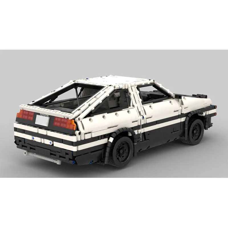 MOC-157598 كلاسيكي 90s مبدع AE86 سيارة رياضية سباق الطوب نموذج 2258 PartsMOC الإبداعية بنين أطفال لعبة عيد ميلاد هدية