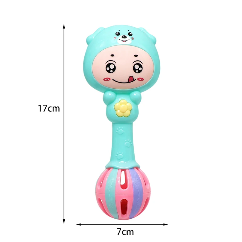 【بي إس】1/7 قطع ألعاب حسية للمواليد الجدد، ألعاب تطويرية للأطفال، خشخيشات تعليمية للرضع من عمر 0 إلى 6 و12 شهرًا