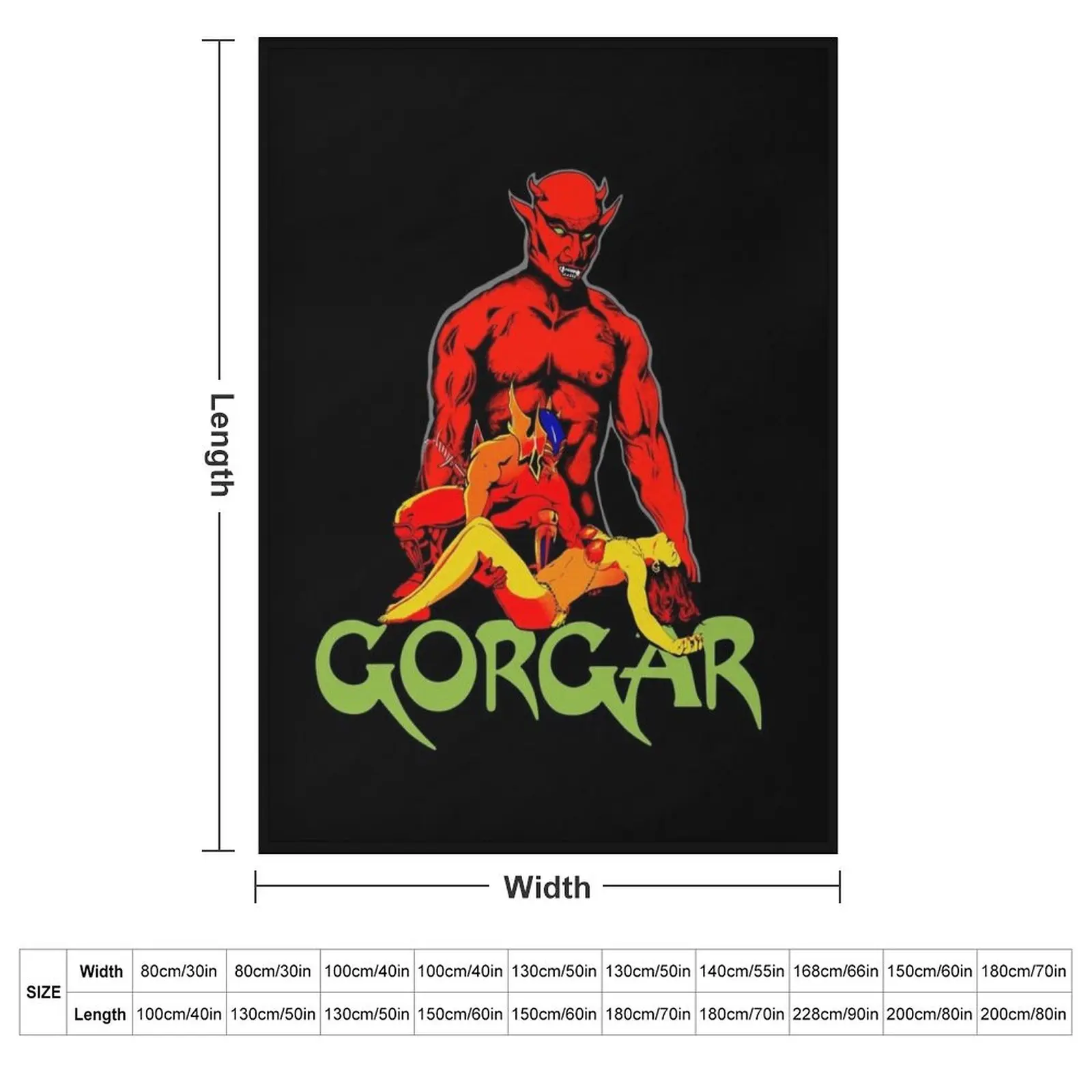 Gorgar Pinball Throw Blanket couch cozy soft plush fuzzy picnic outdoor blanket