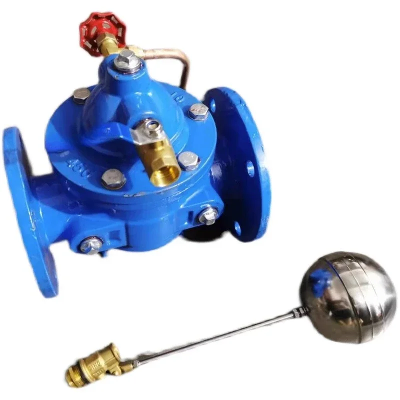 hydraulic control valve, water level control valve, 100X flange remote control float valve, 3-inch 4-inch DN40, 50, 80, 100