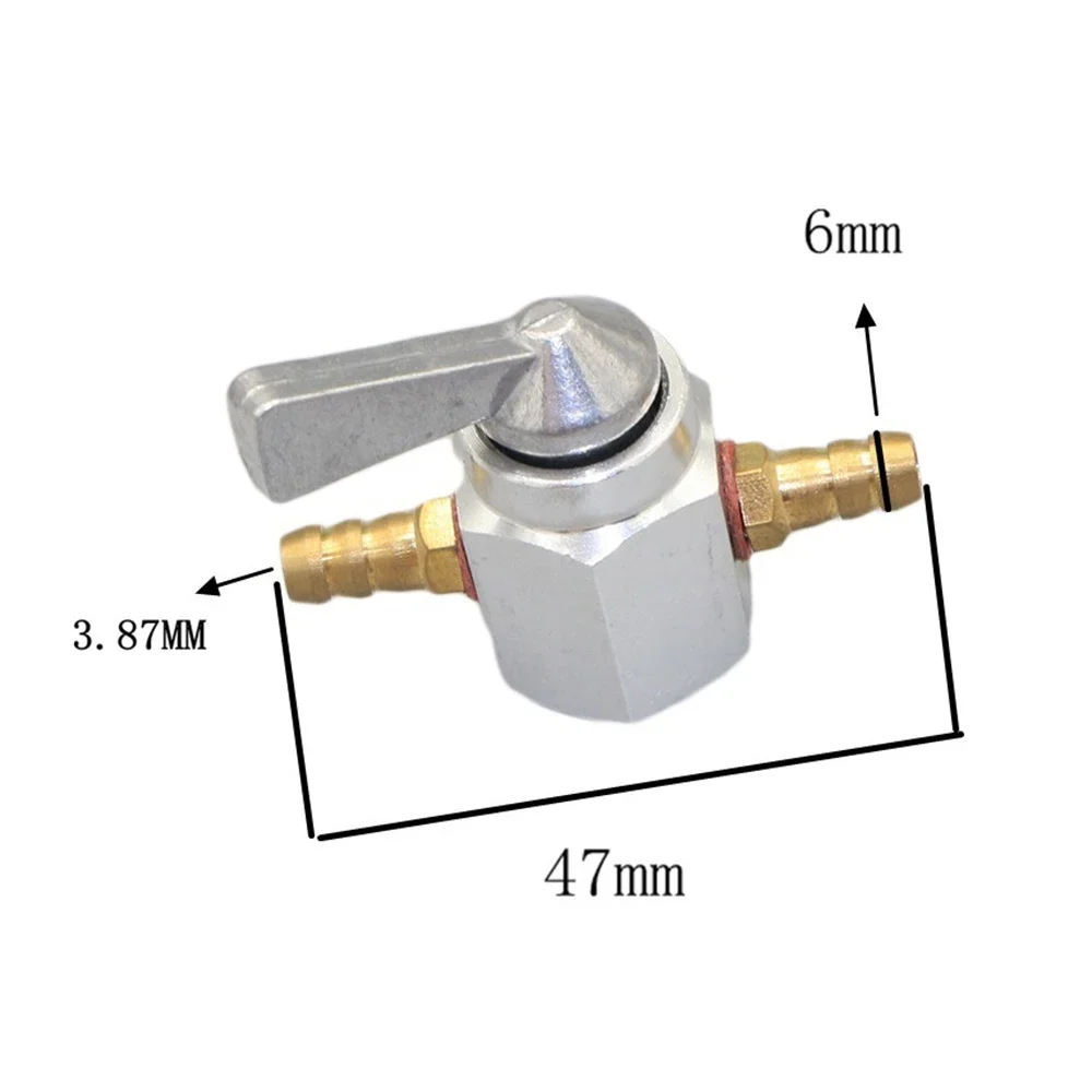 Universal Inline 6mm Motor fuel tank switch valve On-Off Petrol Fuel Tap Petcock Valve Scooter ATV For Dirt Pit Bike ATV Quad