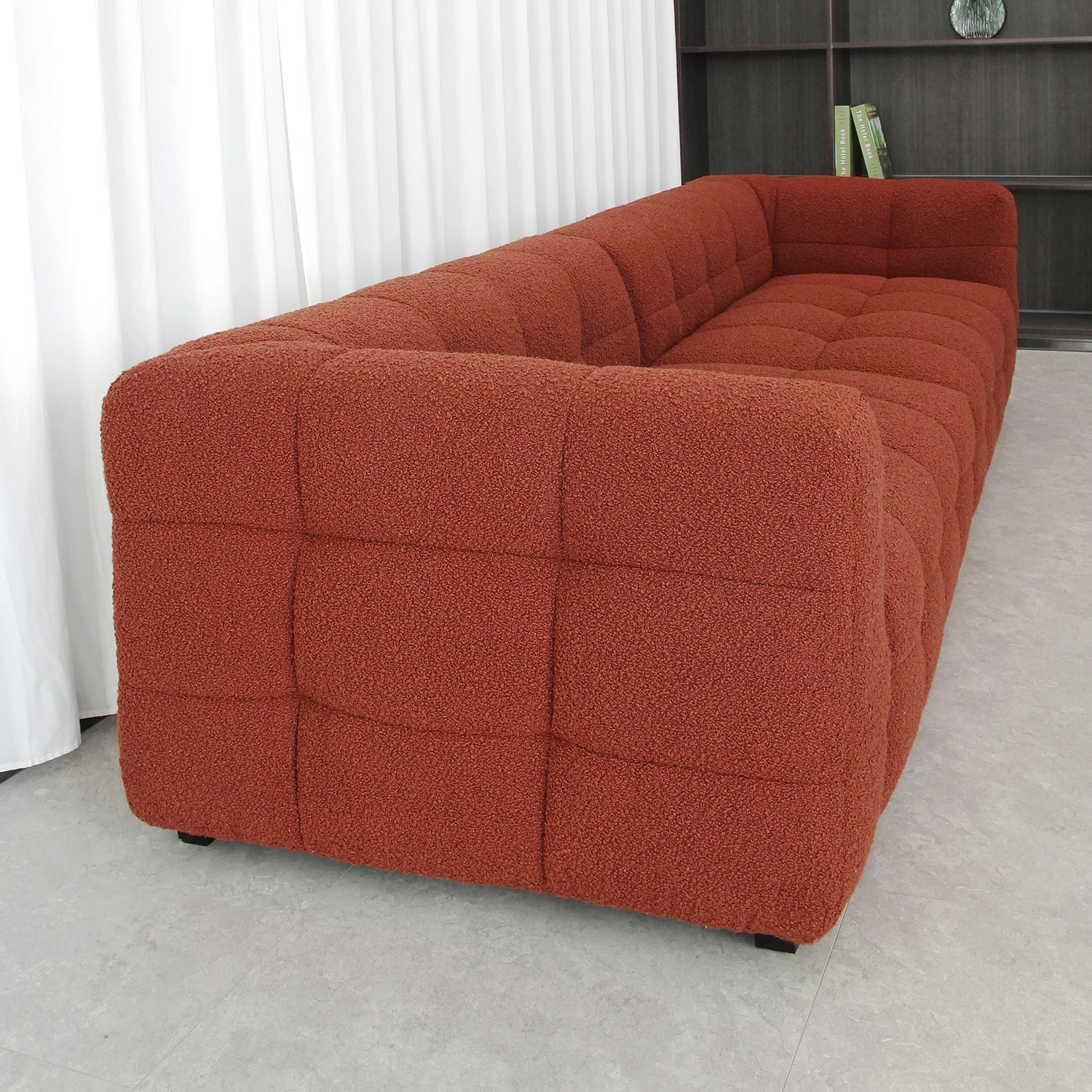 New Design Sherpa Sectional Sofa Modern 4 Seater Chesterfield Salon Living Room Sofa Set Furniture