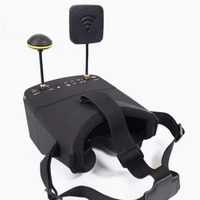 EV800D 5.8G 40CH 5 Inch 800*480 Video Headset HD DVR Diversity FPV Goggles with Battery for RC Model Drone Mando Ps4