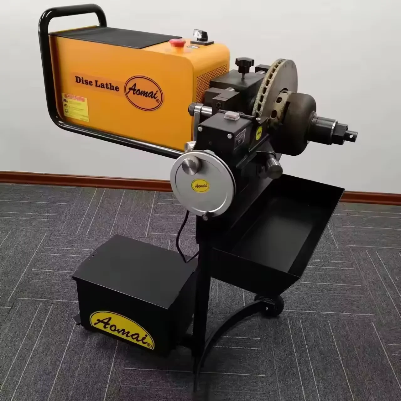 AM983GD 3-in-1 High Quality Dual-Function Brake Disc Drum & Grinding Disc Machine Vehicle Tool for Brake Disc Cutting
