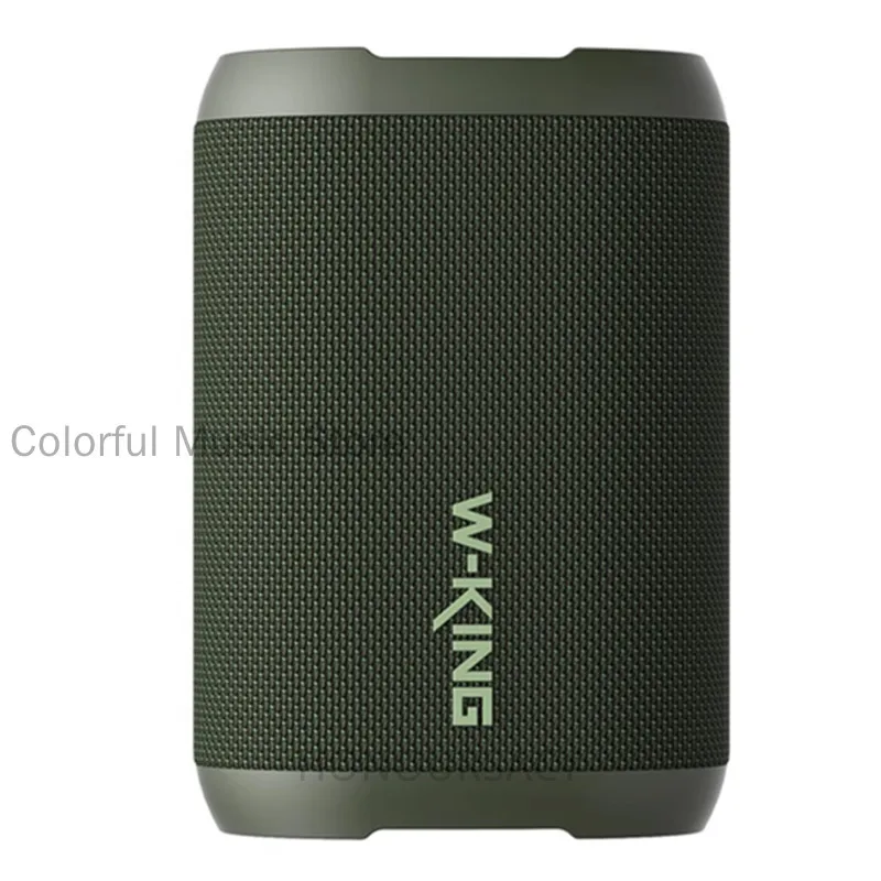 W-KING D110 RGB Wireless Bluetooth Speaker LED Display 15W Heavy Bass IPX7 Waterproof For Outdoor Parties Compatible Computer TF