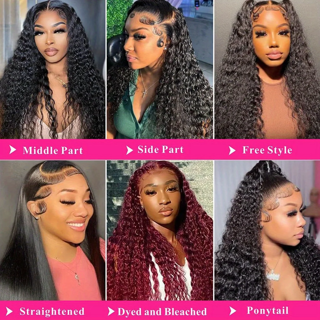 250%高密度ディープウェーブレースフロントウィッグ透明13x4 HDレースフロント人毛ウィッグ巻き毛人毛レースフロントウィッグ