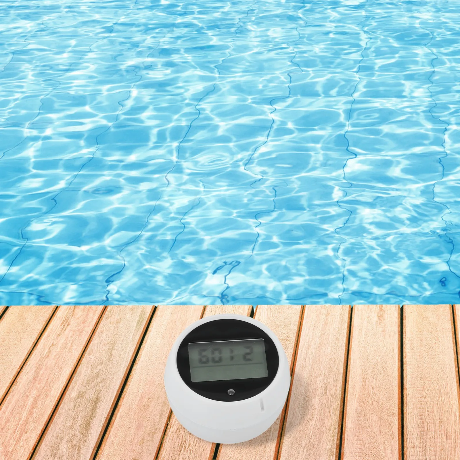 عائمة لمؤقت ميزان حرارة الحمام الجليدي مع شاشة مزدوجة لتتبع دقيق لدرجة حرارة الماء والمفترة