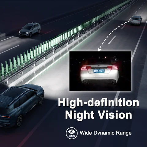 Dash Cam 2K För Bil DVR WiFi Dashkamera Fordons DVR-inspelare HD-videoinspelare Webbappkontroll 10 best sales HD-bil-DVR - №4