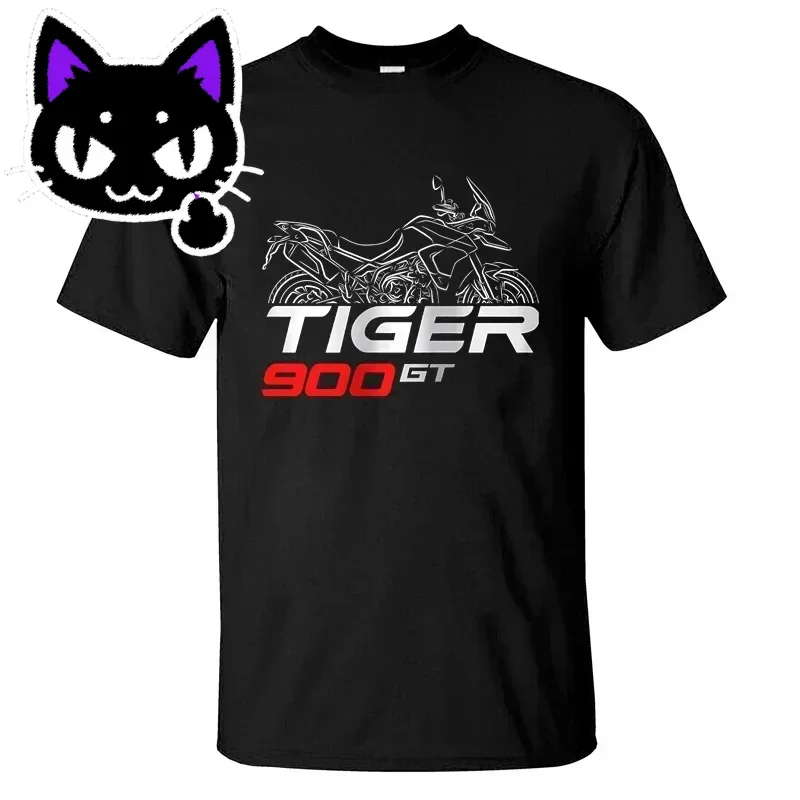 

2024 Men T Shirt Casual T-shirt Famous Tiger 900 GT 2020-2024 Graphic Summer Short Sleeves 100% Cotton S-3XL Cool Tee