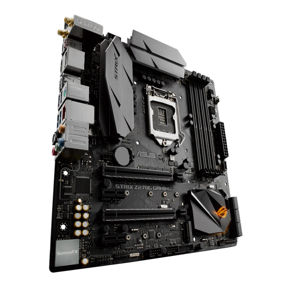 Imagem -05 - Placa-mãe Gamer Asus-strix Z270g Chipconjunto Z270 Soquete Lga 1151 para Cpu 6th 7th Gen Core Micro Atx Form Factor 4ddr4