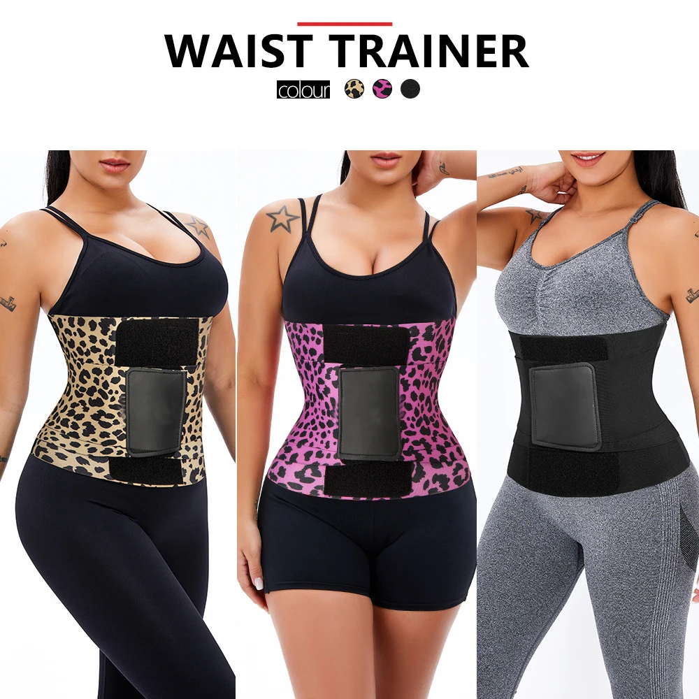 Waist Trainer Sweat Belt Waist Trainer Girdle Corset Women Tummy Body Shaper Shapewear Fat Burning Fitness Modeling Strap