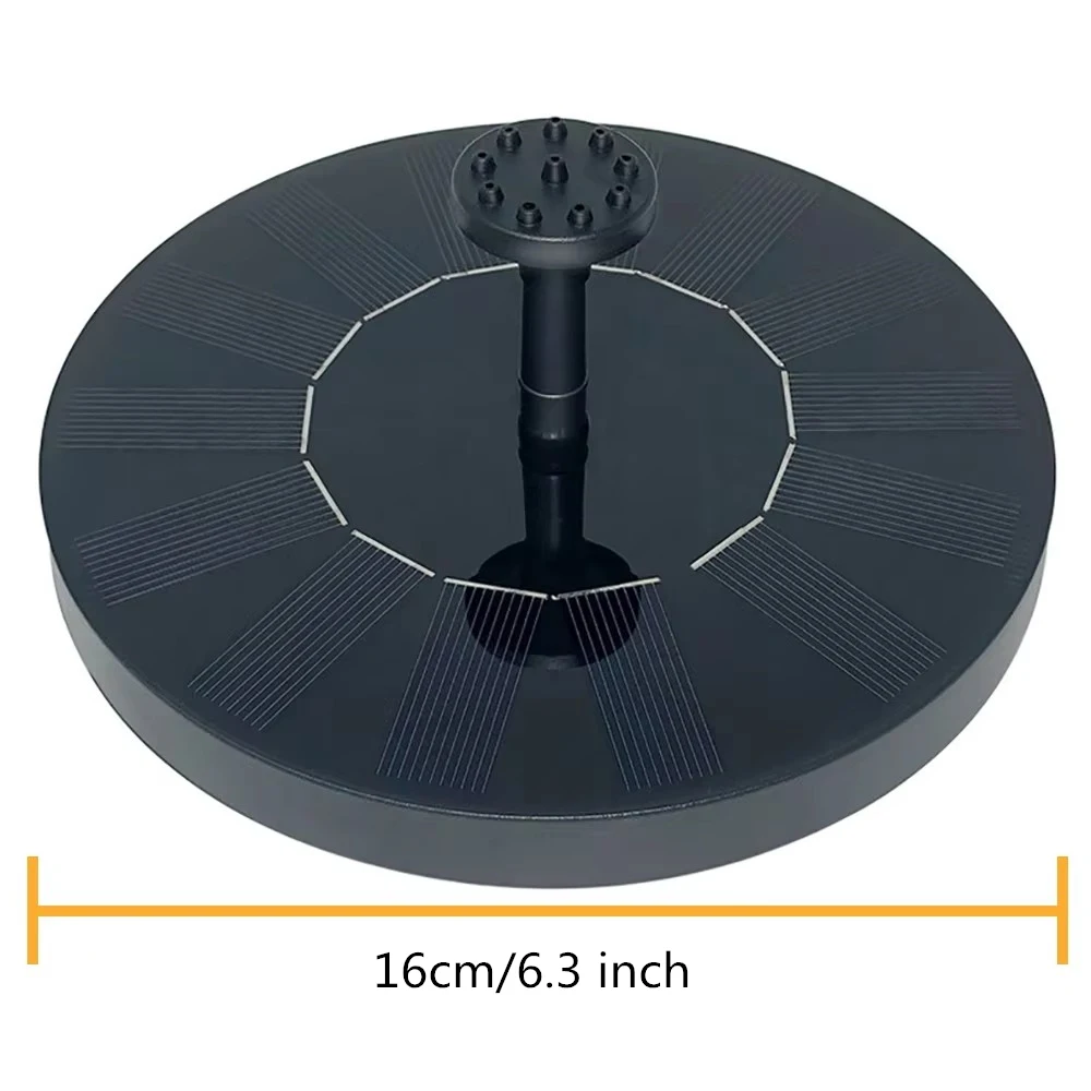 NONE Mini Solar Wasser Brunnen Pool Teich Wasserfall Brunnen Garten Dekoration Outdoor Vogel Bad Solar Powered Brunnen Schwimmenden Wasser 3