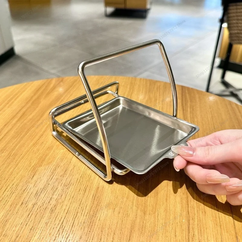 For304 stainless steel pot lid rack kitchen cutting board rack storage bracket countertop earth pot enamel lid