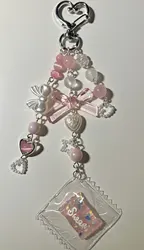 Pink Candy Phone Charm Y2K Coquettish Fairytale Keychain
