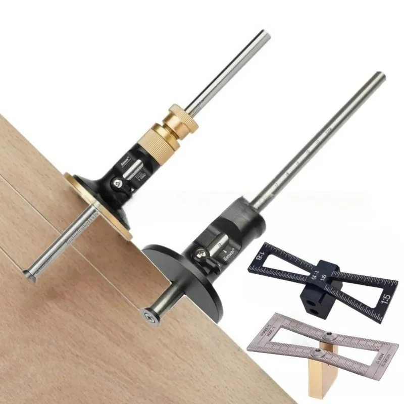 Carbide Blade Marking Gauge 0.2mm Fine Tuning Parallel Scriber Precision Layout Measuring Metal Woodworking DIY Machinist Tool