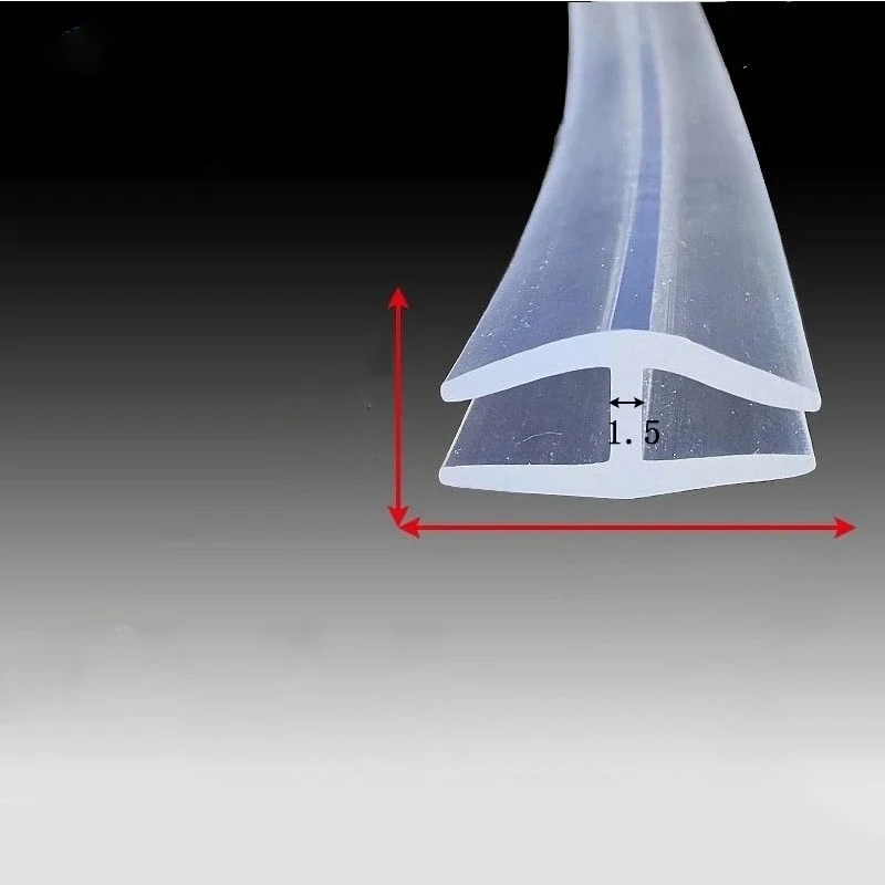 Custom H-Shape Resin Rubber Sealing Strip for Glass,Metal,Edge Protection,Draft Stopper, High Durability,Chemical,Heat Resistant