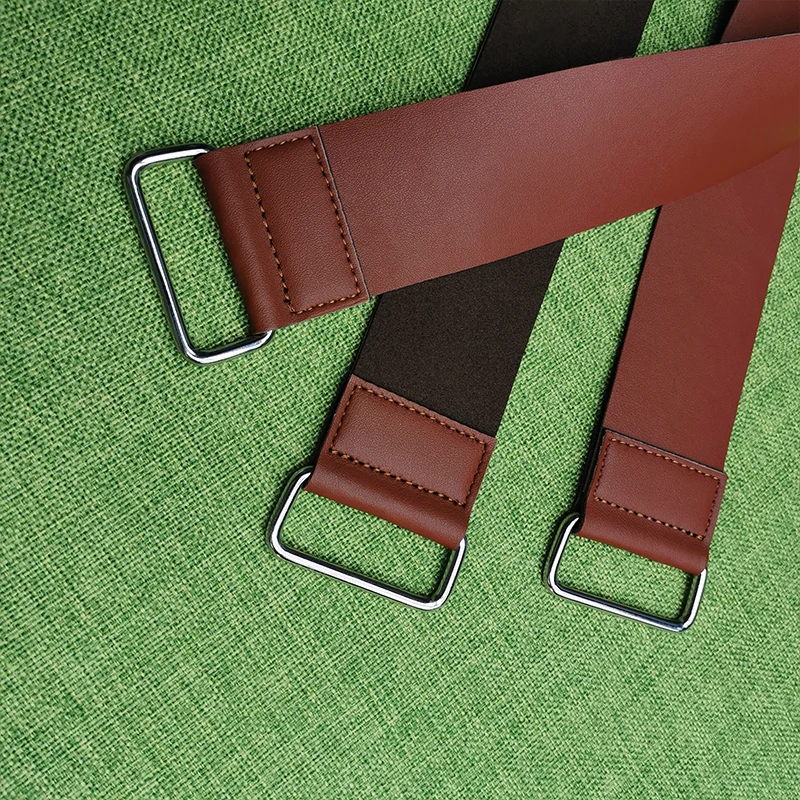 Genuine Leather Strop Strap for Barber Straight Razor & Folding Knife Sharpening Shaving Sharpener Belt