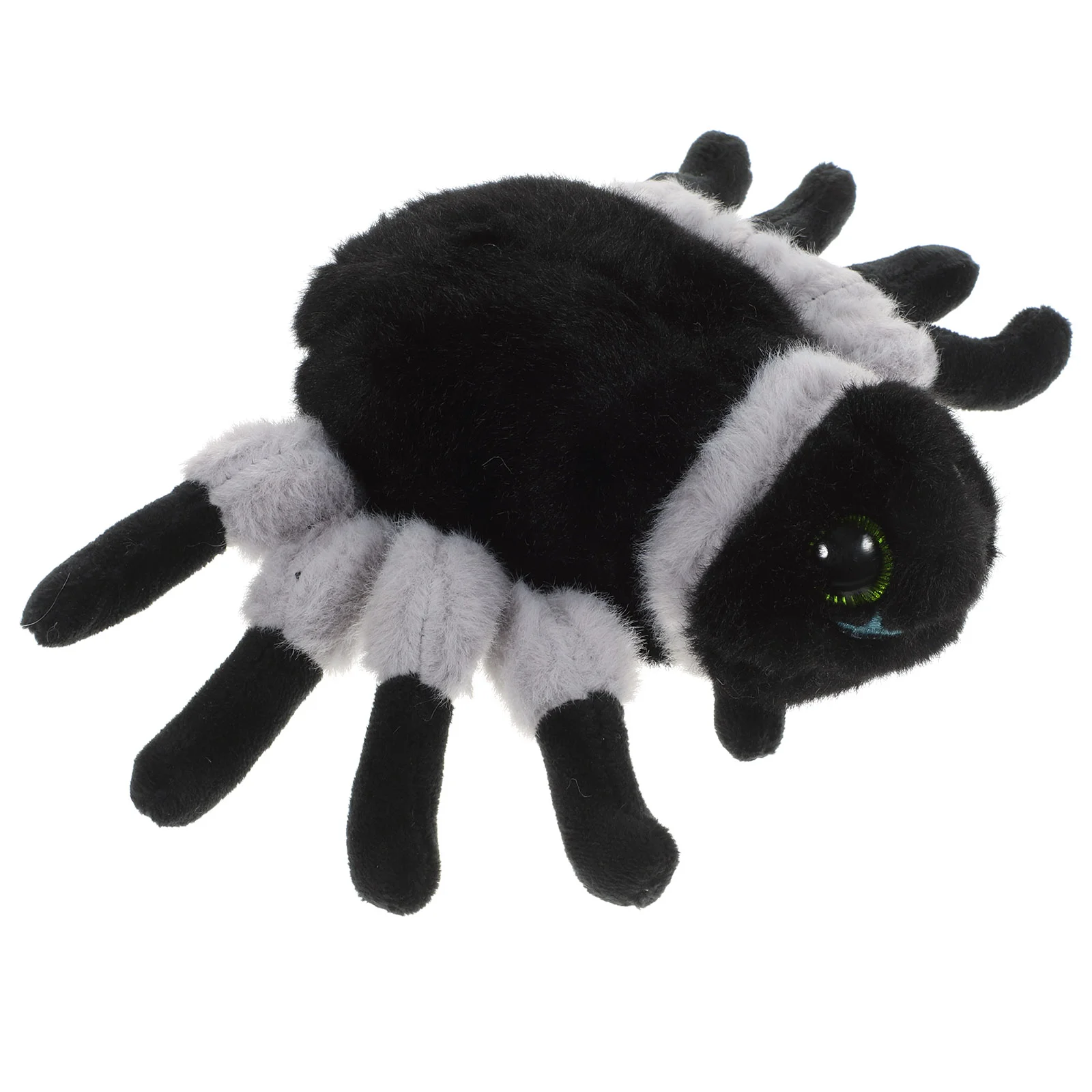 Halloween Toy Black Little Spider Plush Simulated Pillow (Spider-Yellow) Animal Lovely Stuffed Decorate Dolls