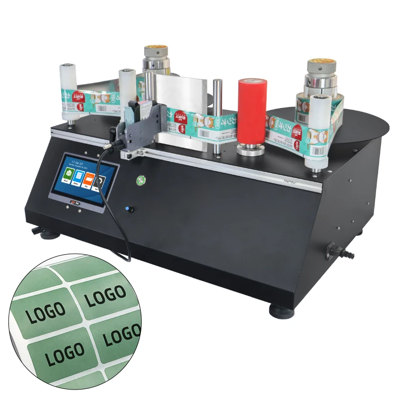 Automatic Label Rewinding and Inkjet Printer, High-speed Jet Printing Date, Batch Number, Two-dimensional Code Inkjet Printer