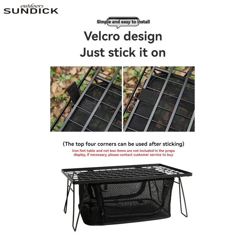 

Outdoor tableware storage cage storage bags for multi-purpose folding table storage cage fiber folding cage