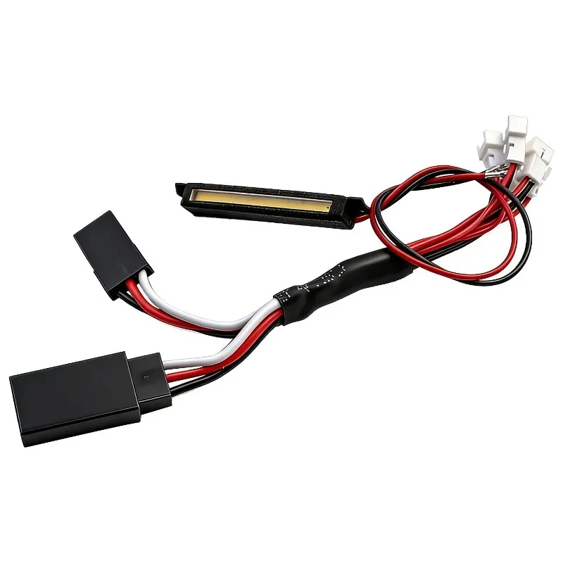 For SCX30 Plastic Roof Light LED Strip Lights Bar Spotlight For 1/30 RC Crawler Car SCX30 Bronco Upgrade