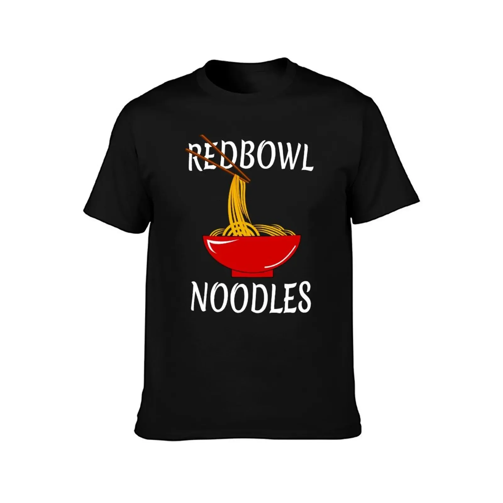 Red Bowl Noodles Design, Funny RedBowl Chopsticks Ramen Kawaii Gift T-Shirt football t shirt Clothing tee shirts for men