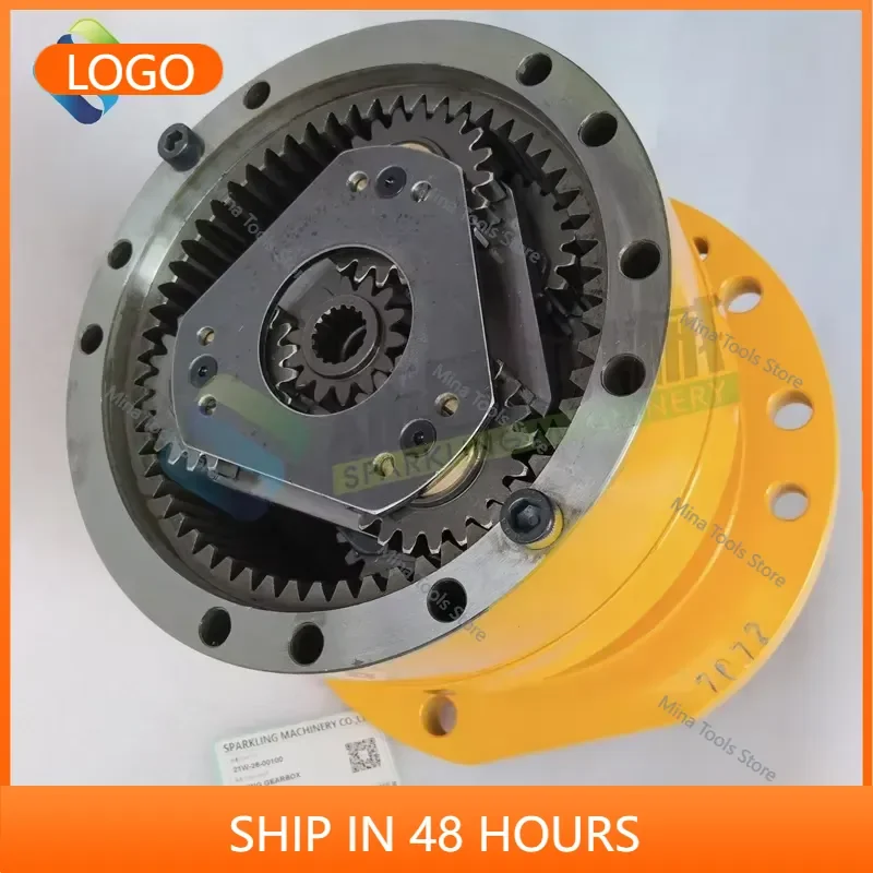 SKGM 21W-26-00100 Swing Gearbox PC78US PC78MR Machinery Parts Swing Motor 21W-26-00100