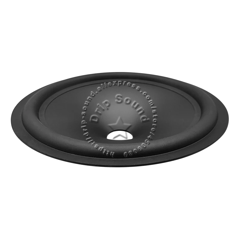 2 uds 8 "pulgadas 195mm 25,5mm núcleo cono de altavoz lavabo de plástico Woofer tambor papel borde de goma piezas de reparación de bajos Trumper # 2