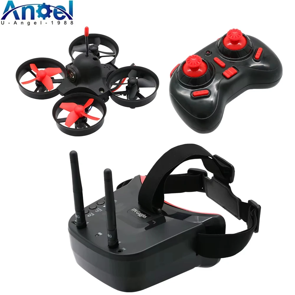 

RTF Micro FPV RC Racing Drone Quadcopter Helicopter with 5.8G S2 800TVL 40CH Camera / 3inch LS-VR009 FPV Goggles VR Headset Kit