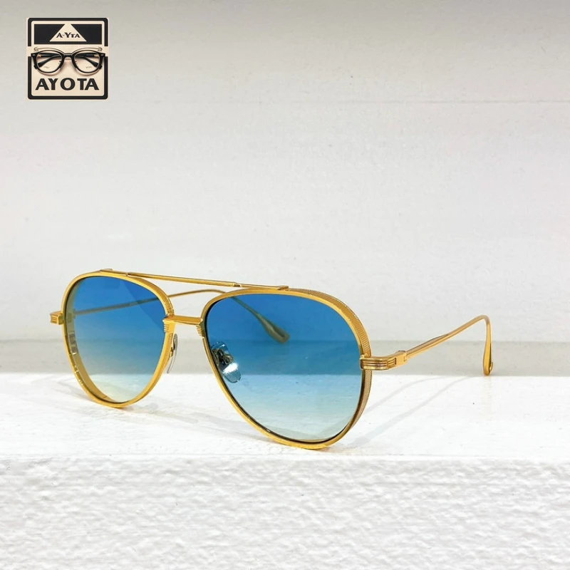 New Personality Metal Oval Frame Pilot Sunglasses Men's High Quality Outdoor Sunscreen Uv400 Protective SUNGLASSES for Women