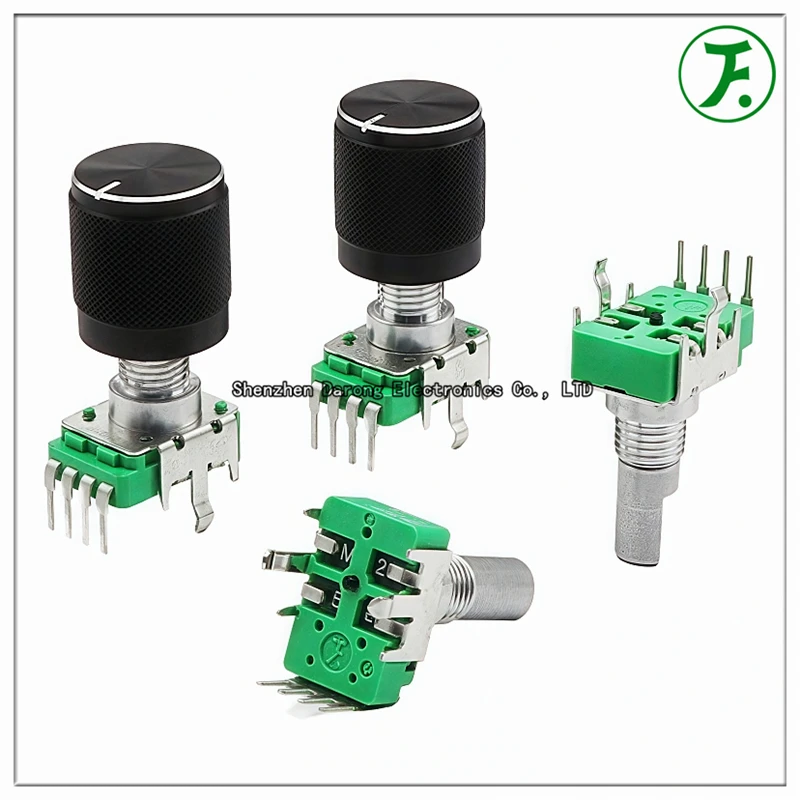 Taiwan Fuge 112 vertical volume effect potentiometer OB2.5K/0B10K 4 pin 360 degree handle length 15MM