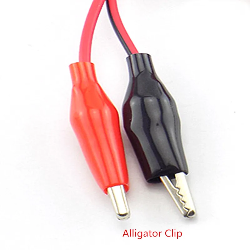 1/2 Pair 4mm Banana Plug with Alligator Clip electric to AV Electrical Clamp Test Lead cord Cable Connectors wire for Multimeter