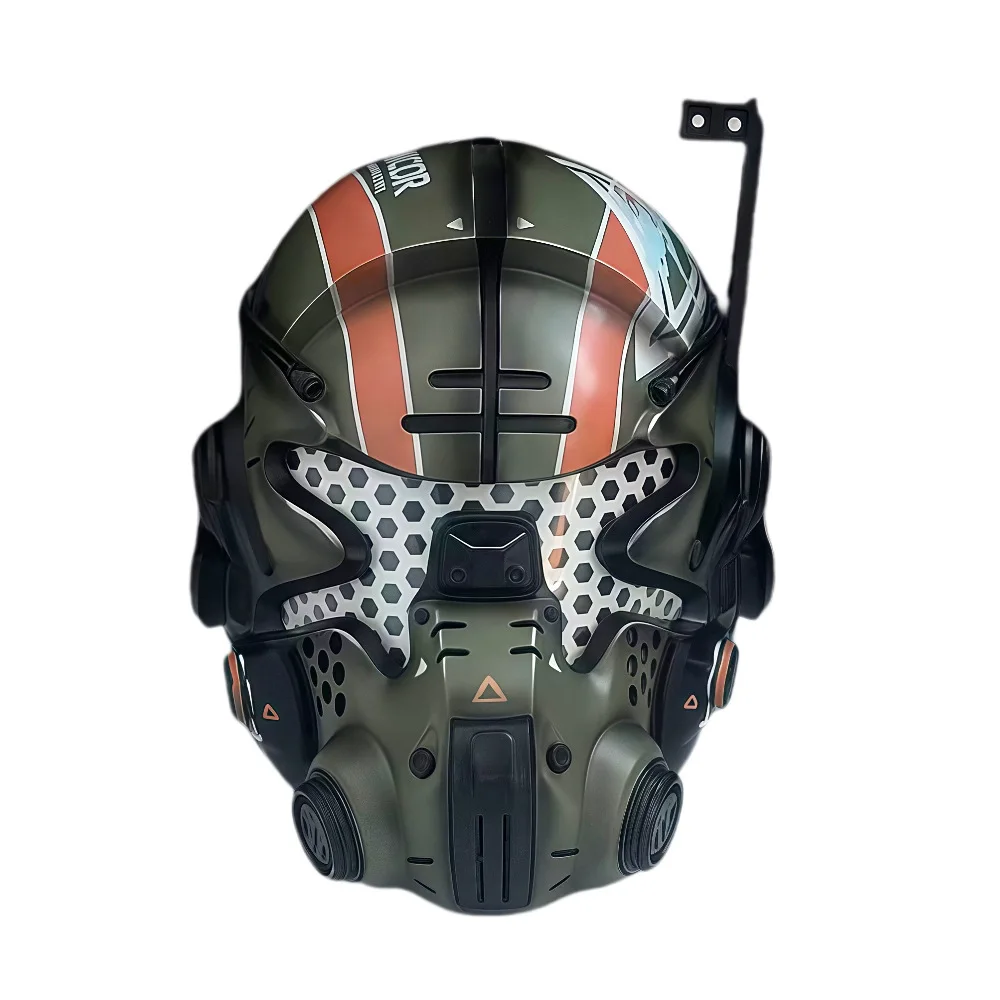 Titanfall Jack Cooper Led Light Mask Cosplay Helmet Halloween Costume for Adult Man Face Masks Masquerade Carnival Party Prop