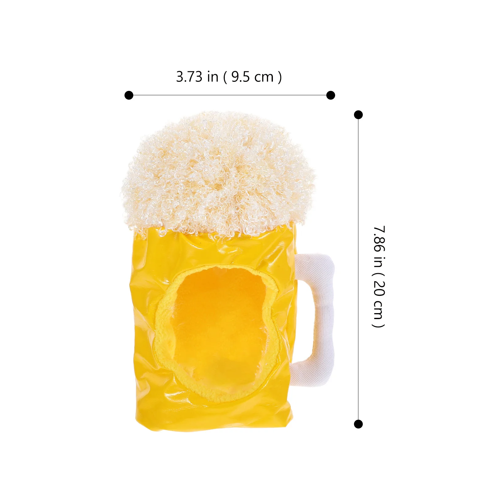 

Beer Hat Cartoon Mug Shape Dog Cap For Halloween Party Decorative Puppy Headwear Costume Pet Dress Up Headdress Accessory
