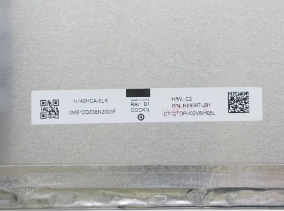 N140HCA-ELK 14.0'' Laptop LCD Screen Display Panel Matrix 1920*1080 EDP 30 Pins
