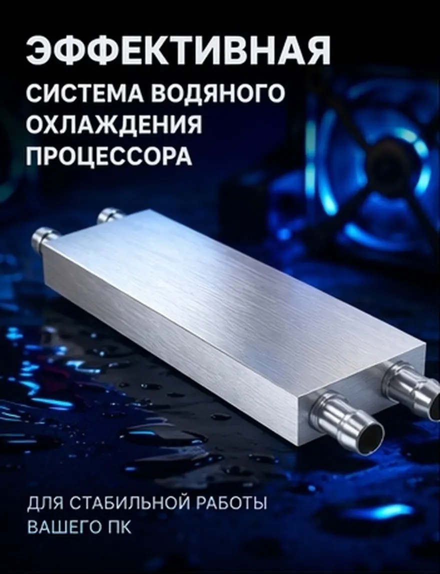 Professional CPU Waterblock Aluminum Water Cooling Block Side Outlet Design for Efficient Heat Dissipation Pc Radiator Liquid