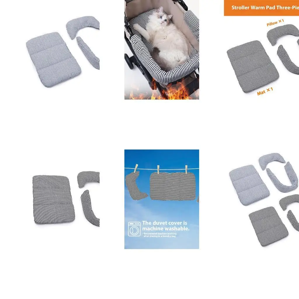 

Ergonomic Strollers Side Protectors For Dog Simple Wipe Clean Strollers Padding Mat D2RD