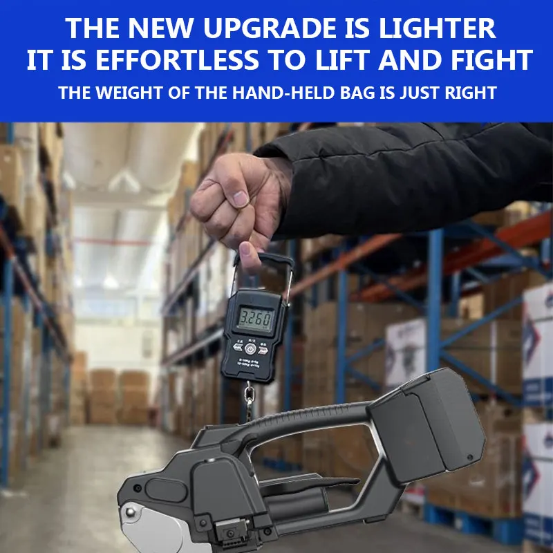 全自動 V2/V3 電動ストラップ機は 7-16 ミリメートル PET/PP プラスチックストラップ包装ツールに適しています