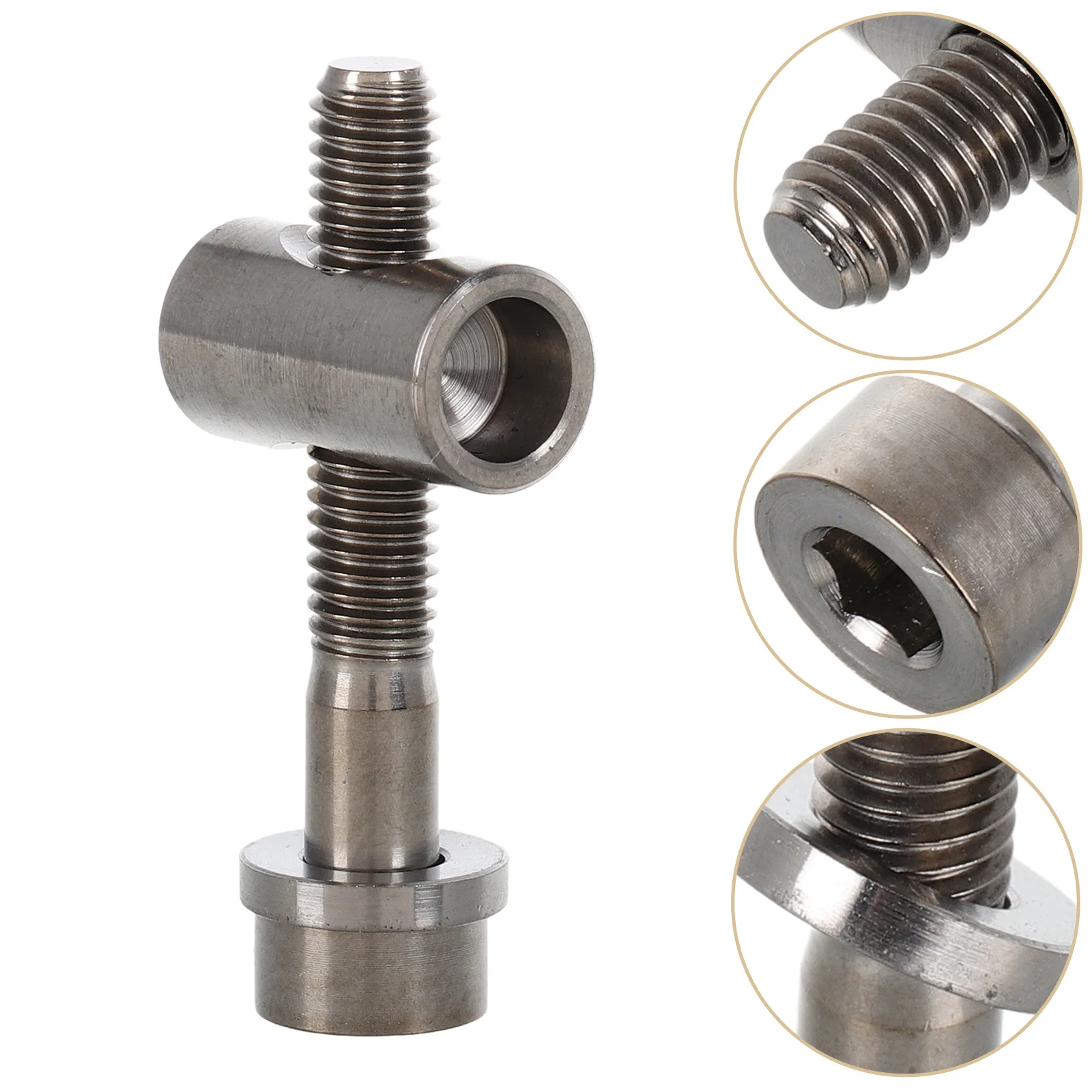 

Titanium Alloy Bicycle Seat Post Screws Head Lightweight Durable Bike Saddle Tube Bolt Seat Clamp For Road Mountain