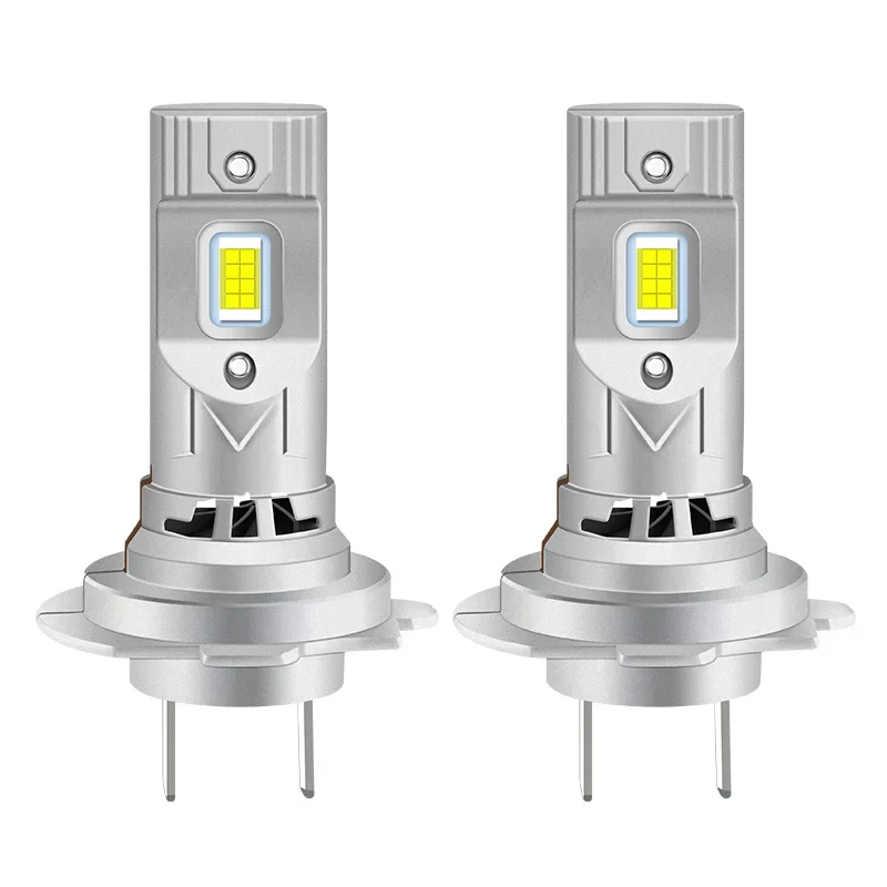 

2Pcs 12V H7 LED Headlight Bulbs with Fan Double-sided High Brightness Lamp Beads Car Head Lamp Headlight Bulb Light Fog Lights