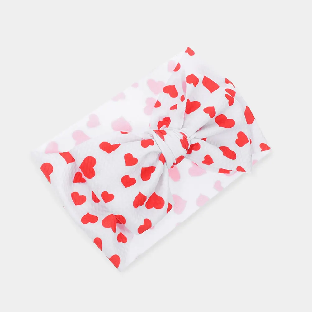 

2Pcs Children Hair Accessories DIY Fabric Wide Headbands Newborn Baby Girl Bow Headgear Toddler Infants Photography Props