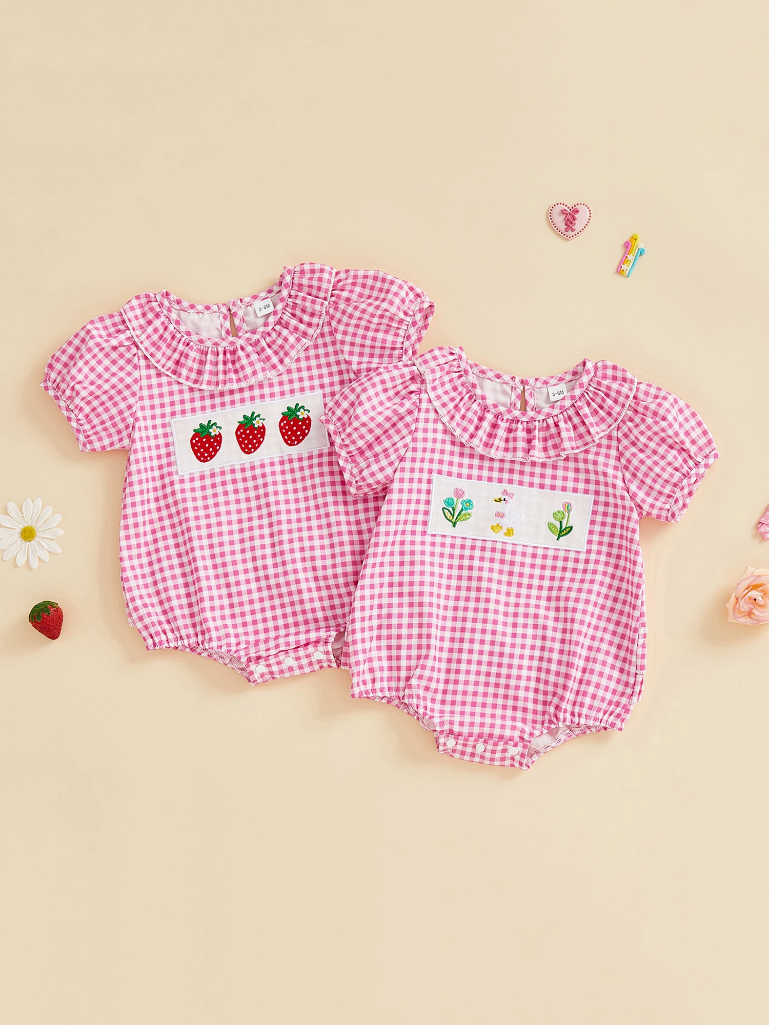 

Очаровательный комбинезон с цветочным принтом для маленьких девочек, бантом и рукавами с рюшами для летнего пляжного наряда